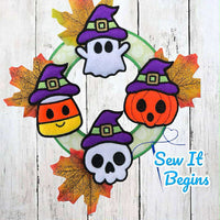 Kawaii Spooky Babies Halloween Set 4x4 - Digital Download