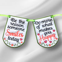 Floral Positive Quotes Banner 5x7 - 4 designs - Digital Download