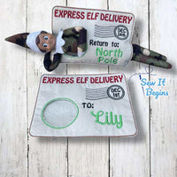Elf Arrival and Departure Envelopes, NEW UPDATED - Digital Download