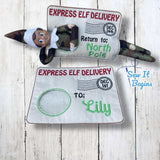 Elf Arrival and Departure Envelopes, NEW UPDATED - Digital Download