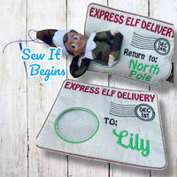 Elf Arrival and Departure Envelopes, NEW UPDATED - Digital Download