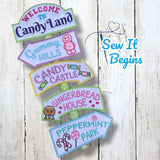 Welcome to Candy Land Large Road Sign 5x7 - Digital Download