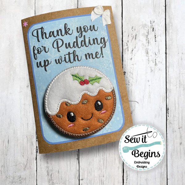 Christmas Thank you for Pudding Up with Me Decoration with Printables - Digital Download