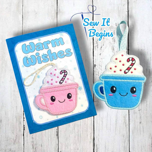Kawaii Hot Chocolate Mini Decorations with Printables - Digital Download