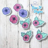 Poppy Felties Set - 2 Designs - Digital Download