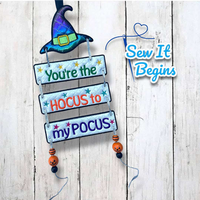 You're the Hocus to my Pocus Hanging Door Sign (5x7) - Digital Download