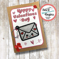 Happy Valentine Day Love Envelope Mini Decoration with Printables - Digital Download