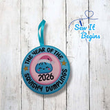 The Year of the Squishy Dumpling 4x4 Circle Decoration - Digital Download