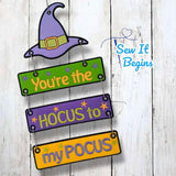 You're the Hocus to my Pocus Hanging Door Sign (5x7) - Digital Download