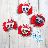 Christmas Soccer Football Felties- 2 designs - Digital Download