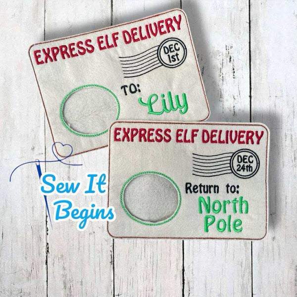 Elf Arrival and Departure Envelopes, NEW UPDATED - Digital Download