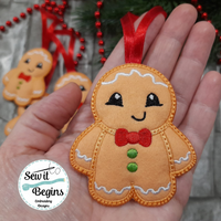 Gingerbread Kisses Lets get baked Mini Decoration with Printables - Digital Download