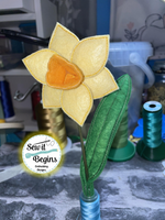Copy of 3D Daffodil with Leaves In The Hoop Design 4x4 - Digital Download