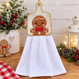 Girl and Boy Gingerbread Chopping Board Designs - 3 sizes - Digital Download