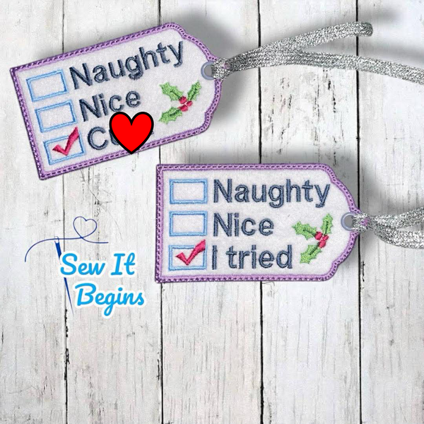 MATURE SWEARING Christmas Gift Swing Tags Set - Digital Download