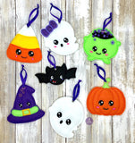 Large Happy Halloween 4x4 Hangers Set (7 Designs)