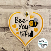 All 13 Bee Quote Hanging Decorations 4x4 with optional eyelets