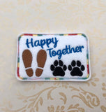 Happy Together Pet Lovers Set Key Fob and Patch
