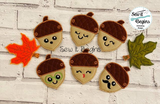 Happy Autumn Acorns Garland and Hanger Set with 7 separate designs