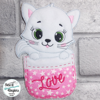 Pocket Love Babies 5x7 Cat Hanger or Gift card Holder