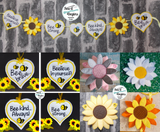 Bee Quote Banner/Garland with 3D Sunflower 7 designs included