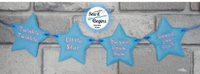 Twinkle Twinkle Little Star, Star Bunting Flags with 5 separate designs