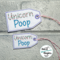 Unicorn Poop Swing Tag (2 Sizes)