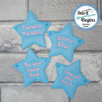 Twinkle Twinkle Little Star, Star Bunting Flags with 5 separate designs