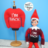 I'm Back! In The Hoop Elf sized Jumper Sweater