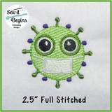 Virus Cutie Full Stitched Designs (2 sizes)