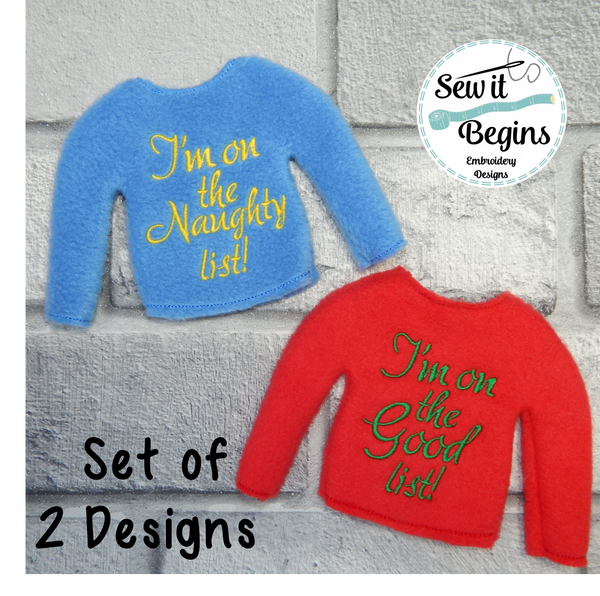 On the nice list 2025 sweater