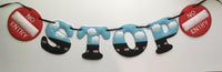 ROAD Satin Alphabet Padded Letters with Large Feltie Add Ons - Digital Download