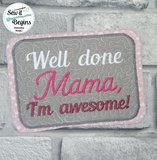 Mother's Day Set of Mug Rugs 5x7 (Intro Priced)