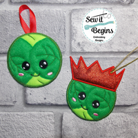 Cute Kawaii Sprout Hanging Decoration and Feltie (8 designs)