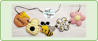 Beautiful Bumble Bee and Honey Garland Bunting Flags with 5 separate designs