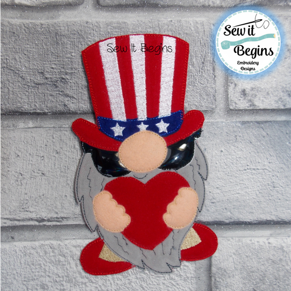 USA Patriotic July 4th Gnome Hanging Decoration (2 sizes)
