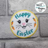 Easter Bunny - Happy Easter Coaster 4x4