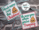 Here's More Cr*p for Christmas Toilet Roll Wraps Set of 2 DIGITAL DOWNLOAD