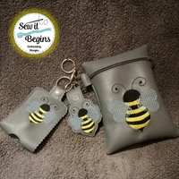 Beautiful Bees Full Handbag Set (all designs)