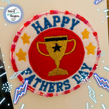 Happy Fathers Day Trophy Set with Printables 4x4