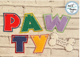 Pet PAWTY Party Birthday Garland Bunting Flags with 8 separate designs