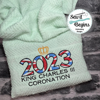 2023 King Charles Coronation Union Flag Stand Alone Sketch Fill 5 Sizes -  Digital Download