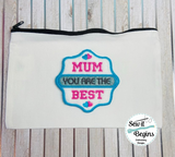 Mum, Mom or Mam You are the Best Flower Shaped Decoration 3 designs - Digital Download