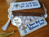 Easter He Is Risen Bible Quotes Bookmarks Set of 4 Designs 4", 5" and 7"- Digital Download