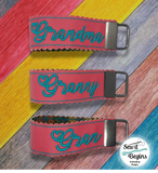 Set of 20 Female Names 5x7 Key Fobs and 6x10 Wrist Strap Fobs - Digital Download